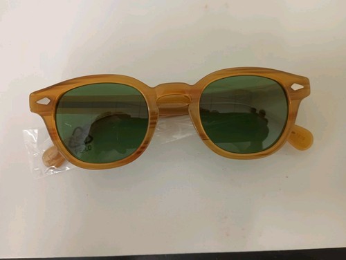 MOSCOT LEMTOSH BLONDE  Sun Glasses W/ case  46-24-145 New Authentic 