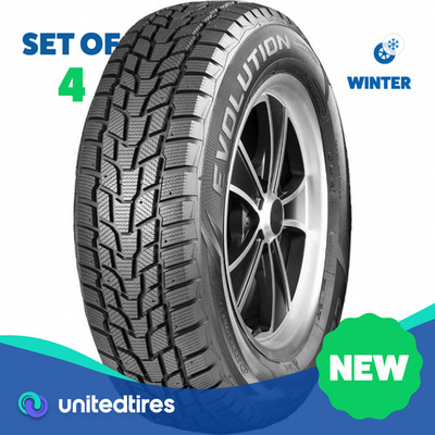 Set of (4) New 235/55R17 Cooper Evolution Winter 99H