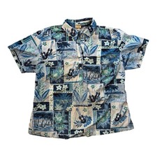 Go Barefoot Trader Joe’s Hawaiian Button Shirt. Women’s Size XXL