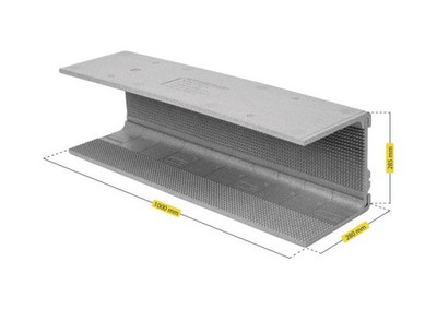 Schellenberg Rollladenkasten-Dämmung 3-teilig 100x28x1,3 cm