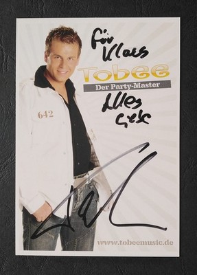 3898 Tobee Musik Autogrammkarte original signiert