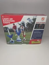 MD Sports Light Up Backyard Lawn Darts Game - Targets and Darts Light Up ages 8+