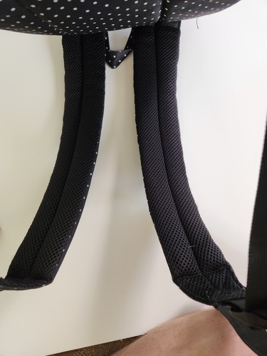 Backpack Herschel Supply Co Settlement Black W/White Polka Dots Lightweight - Picture 3 of 7