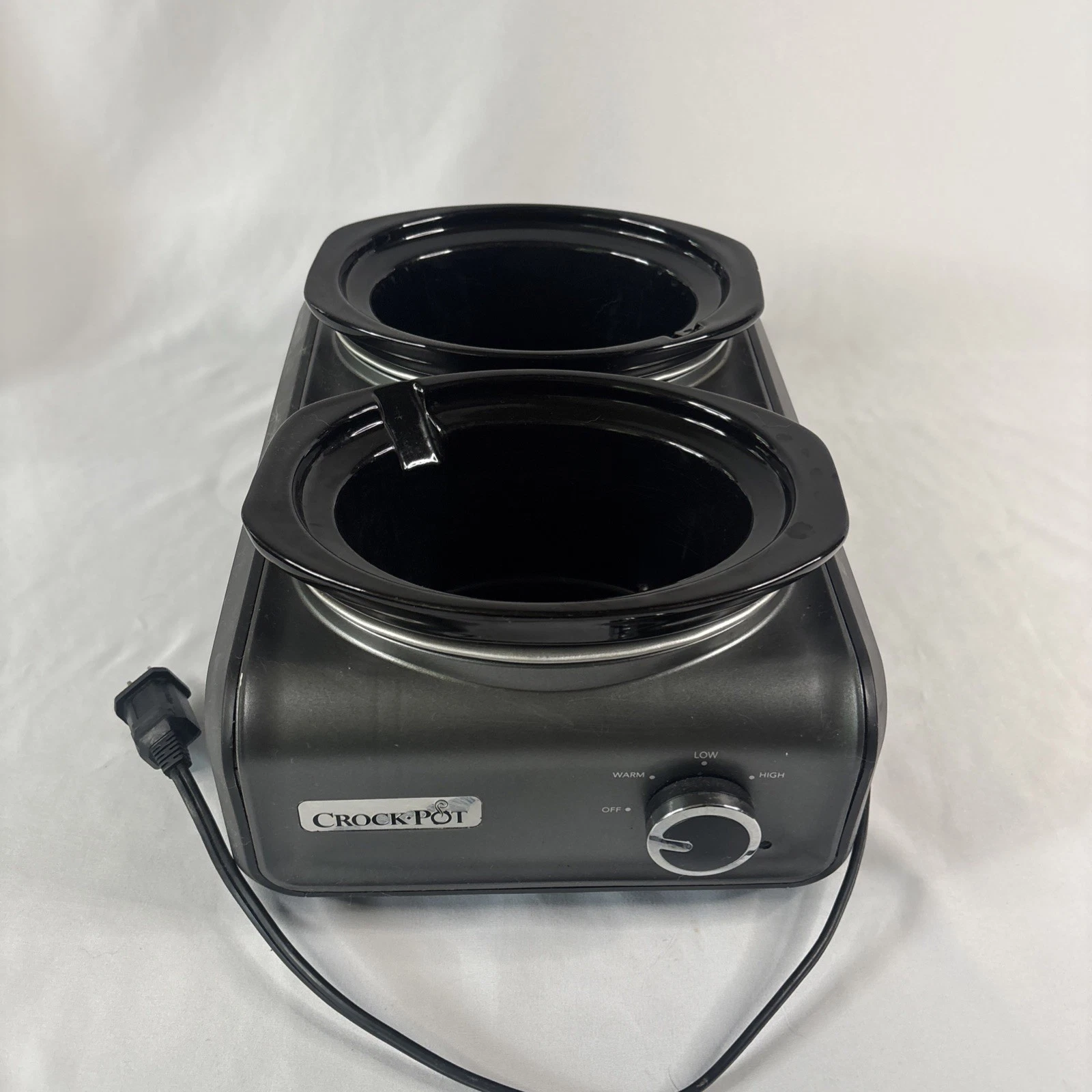 Crock-Pot SCCPMD1-CH Hook Up Double Oval Connectable 2 1-Quart - NO LIDS