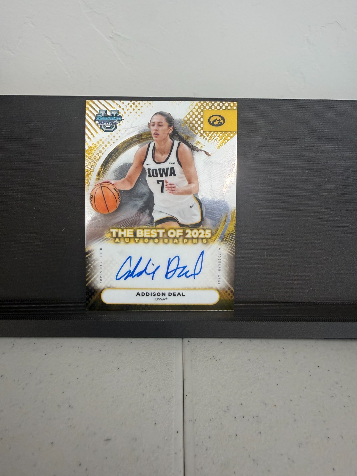 2025 Bowman best Addison Deal The Best of 2025 Autographs