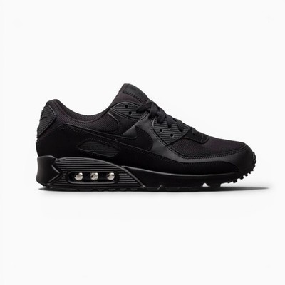 Nike Air Max 90 Schwarz Black Sneaker Herren Unisex - NEU - Kostenloser Versand
