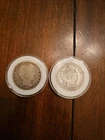 1907 D and 1915 S Barber Half Dollars 90% Silver