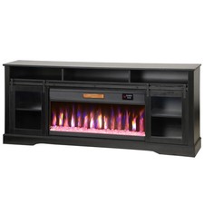 HOMCOM Electric Fireplace TV Stand for TVs Up...