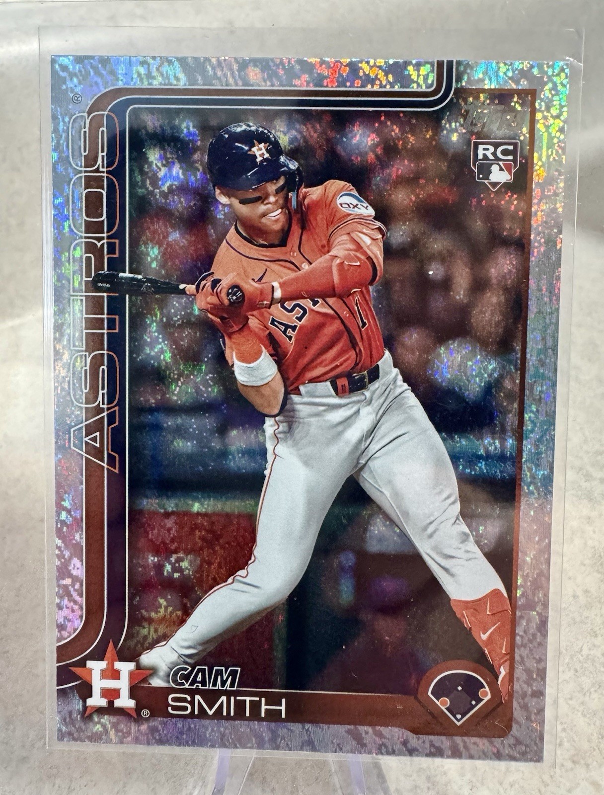 2025 Topps Update Series - Cam Smith #US298 Sandglitter (RC) Astros