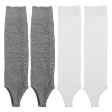 2 Pairs Ballet Leg Warmers Women Knitted Socks Decorative Lounge Socks For Dance