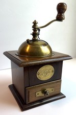 Antique RARE Hand Mill Brass and Metal Vintag...