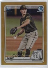 2020 Bowman Draft Chrome Gold Refractor 15/50 Justin Lange #BD-99 10yf