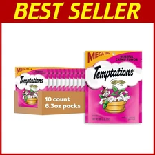 Stay-Fresh Pouch - Crunchy & Soft Cat Treats - Catnip Flavor