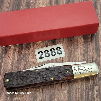 Marbles MSA Co Grand Daddy Balrow 5'' Closed Bone Pocket Knife Made In USA