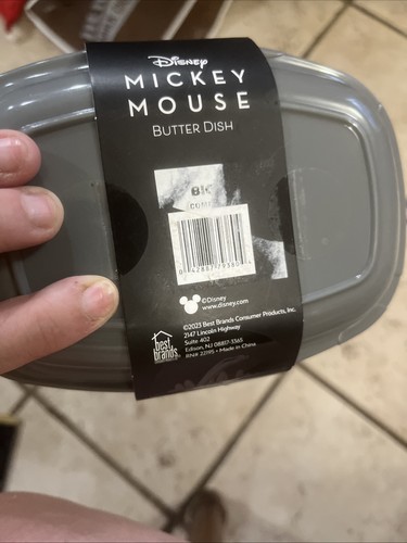 Mickey Mouse Butter Dish NWT - Picture 4 of 5