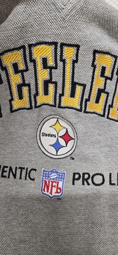 NFL AUTENTIC PRO LINE PITTSBURGH STEELERS SIZE LARGE EMBROIDERED LOGO SWEATER - Picture 7 of 14