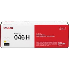 Genuine Canon Genuine Toner, Cartridge 046 Yellow, High Capacity (1251C001), 1 P