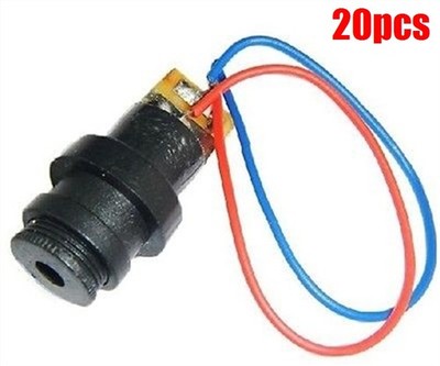 20Pcs Laser Diode Laser Red Dot 4.5V Laser Head Module New Ic us