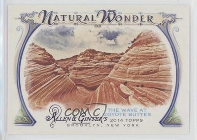 2014 Topps Allen & Ginter's Natural Wonder The Wave At Coyote Buttes #NW-16 yf0