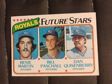 1980 Topps - Future Stars Dan Quisenberry, Renie Martin, Bill Paschall #667 (RC)
