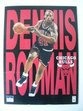 Dennis Rodman 1997 Chicago Bulls NBA School Folder Office Work Paper Organizer