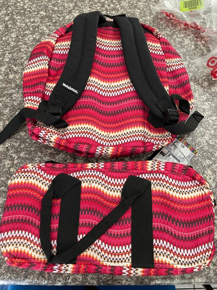 NOVO COM ETIQUETAS YAK PAK MINI BOLSA DE VIAGEM E CONJUNTO DE MOCHILA  - Imagem 2 de 2