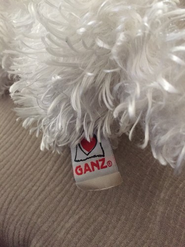 Collectable Ganz HM106 White Terrior Stuffed Toy - Picture 3 of 4