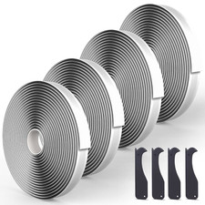 Butyl Seal Putty Tape Black 1/8" x 3/4" x 30 ft 4-Pack for RV and Boat Repairs