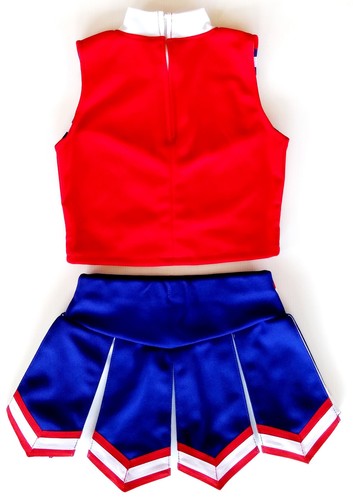 Kinder/Mädchen Mini Cheerleader-Kostüm/Fasching/Cosplay Kleid Dress Gr. 98-182 - Picture 9 of 9