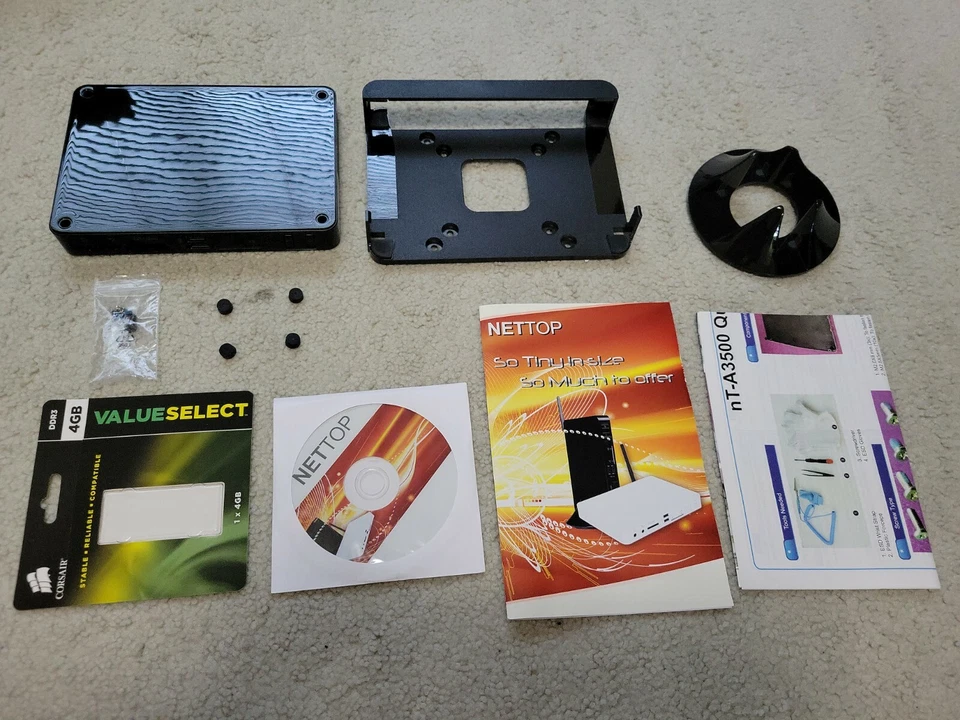 Foxconn NetTop USFF PC NT-A3500 AMD E-350 4GB RAM 240GB SSD EXCELLENT Condn RARE - Image 2 of 4