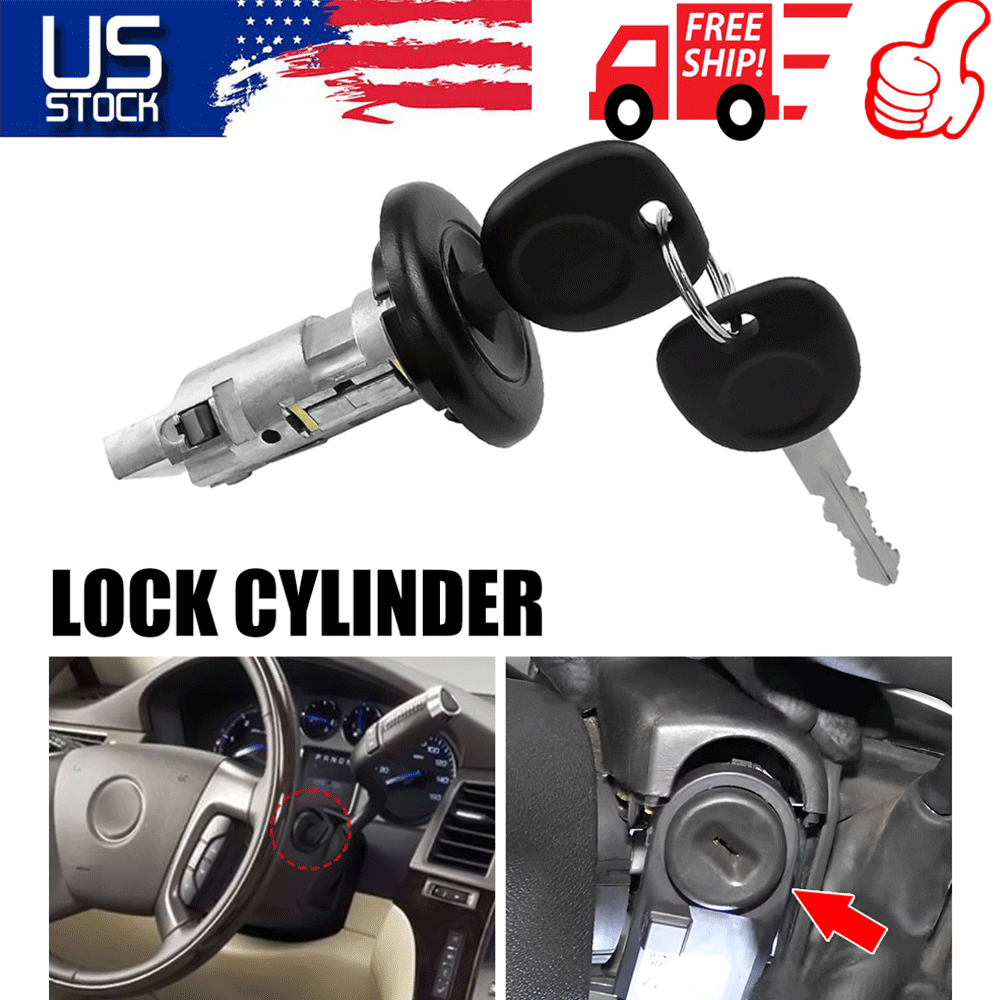 Ignition Switch Lock Cylinder for Chevy GMC Replaces 15298923 Silverado