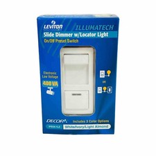 Leviton IPE04-1LZ Slide Dimmer W/ Locator Lig...