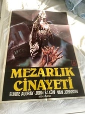 The Scorpion with Two Tails Horror Cult Movie Poster Middle East 1982