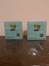 New- 2 Post it Brand 3M 3 Inch X 3Inch Post-IT Notes Large, 24 Pads- Neon Color
