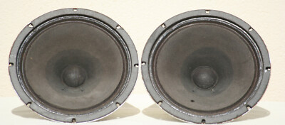 alnico fullrange speakers loudspeaker vintage woofer pair magnet