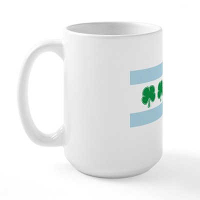 CafePress Chicagoirishflag Large Mug (1014605951)