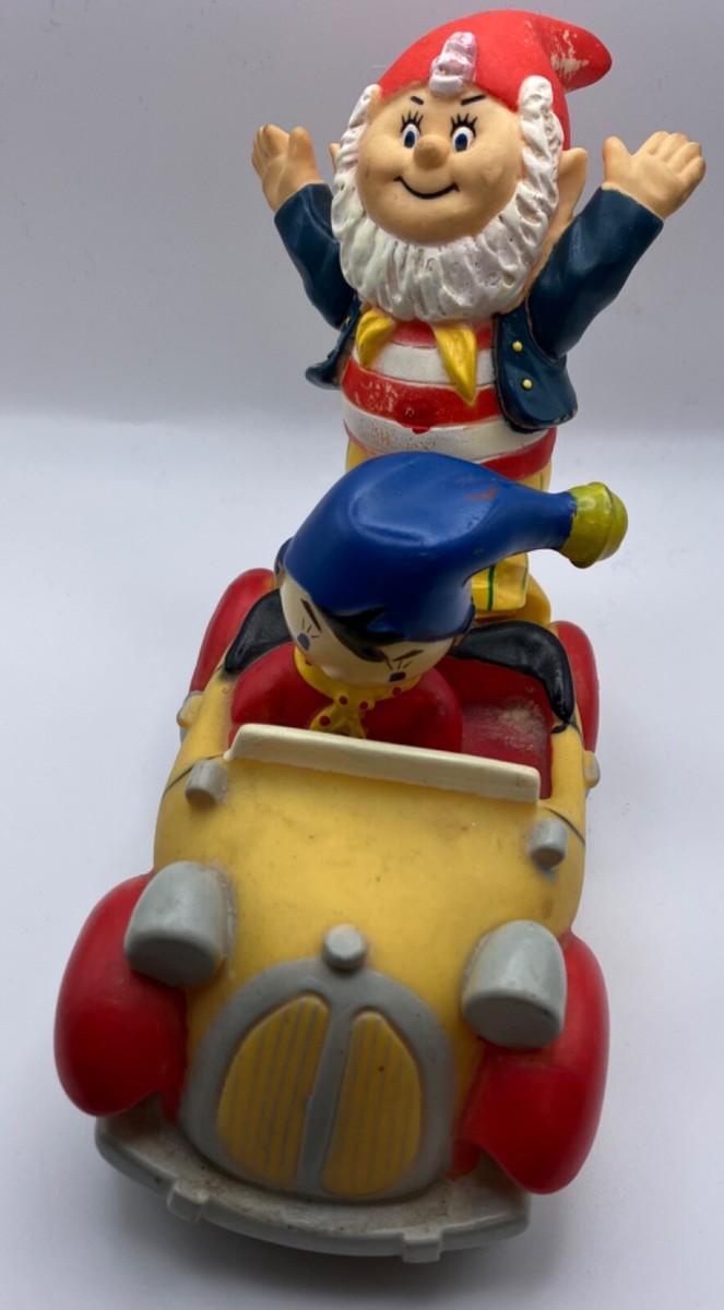 Vintage Noddy and Big Ears in Car Squeezy Toy by Noddy Enterprises