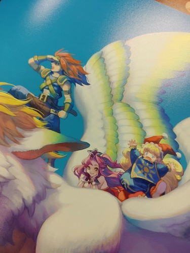 Seiken Densetsu 3 Trials of Mana Flammie Vuscav Promotional Art Poster 18x24 - Picture 5 of 6