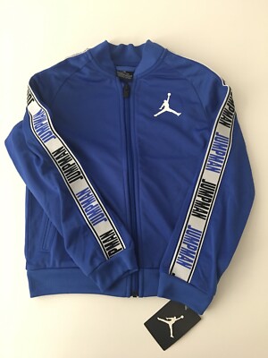 Nike Air Jordan Jumpan Boys Zip-Up Legacy Jacket Size 6 7 Hyper Royal Blue | eBay