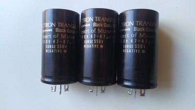 Rubycon Black Gate WKZ capacitor 47 uF + 47 uF 500v Heart of Muse