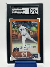 Jermaine Palacios Orange Refractor Auto #/25 RC 2023 Topps Chrome #RA-JP