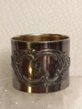 Antique W&uuml;rttemberg Metalware Factory WMFN Silver-plated Germany Napkin Ring Ser
