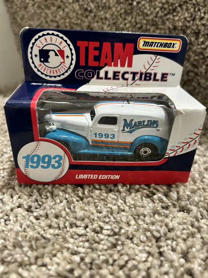 Florida Marlins 1993 Limited Edition Matchbox Car- New In Factory Sealed Box - Image 2 of 4