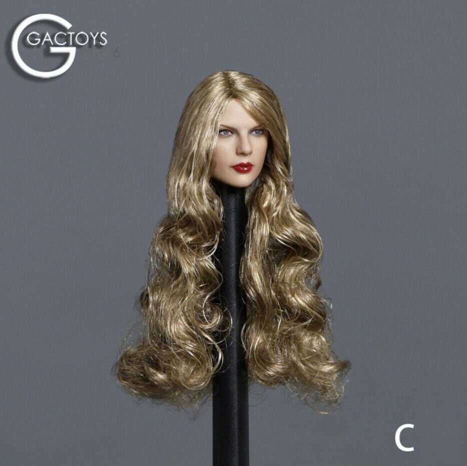 Gactoys 1 6 GC042C Taylor Swift Girl Head Sculpt for 12
