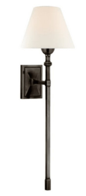Visual Comfort AH 2315GM-L Jane 26'' Single Tail Sconce Alexa Hampton - Gun Metal