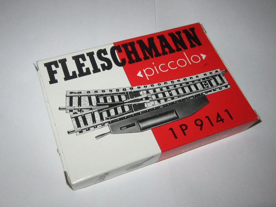FLEISCHMANN 9141 N PICCOLO ELECTRIC LEFT/ RIGHT HAND TURN OUT SWITCH POINTS SET - Image 3 of 4
