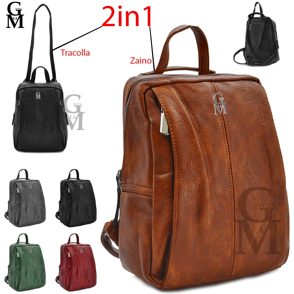 Kipling Borsa a Tracolla Donna Rossa Logo Casual