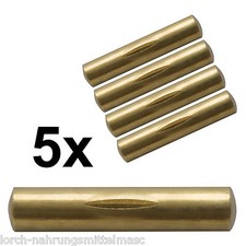 5x Kerbstift Messing Streifenschneider Mitnehmerstift Bolzen Solia M10 M20 M30 