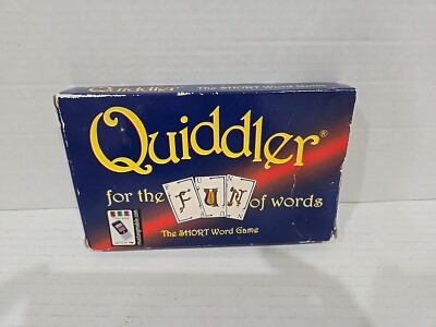 Quiddler Card Game The Short Word Game Set Enterprises