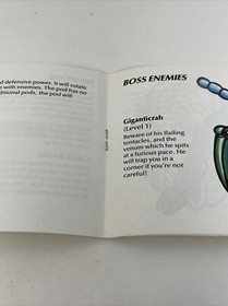 Burai Fighter NES-UF-USA Nintendo Folleto de instrucciones Manual solamente